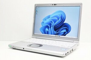 1円スタート ノートパソコン Windows11 Panasonic レッツノート CF-SV7 メモリ8GB 第8世代 Core i5 SSD256GB Windows10 12.1 カメラ