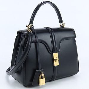 中古良品セリーヌCELINE 16セーズ スモール バッグ カーフ 18800 3BEY 38NO ブラック系　 ランク：A us-2 2WAY ショルダー レディース