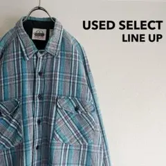 【専用】 “LINE UP” Grunge Shirt Jacket