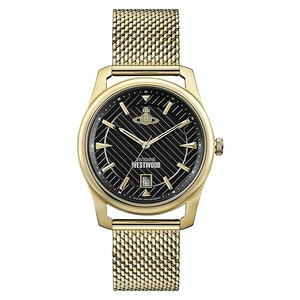 ヴィヴィアン ウエストウッド メンズ ゴールド メッシュ VV185BKGD 腕時計 プレゼント 誕生日プレゼント