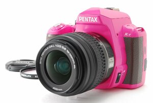 PENTAX ペンタックス K-r ピンク レンズキット 新品SD32GB付き iPhone転送 ショット数1712回