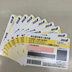 ANA 全日空 株主優待券 期限2024/11/30まで　 10枚　b