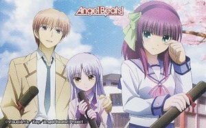 Angel Beats!　テレカ　音無/天使/ゆり　【 ＊送料無料有】