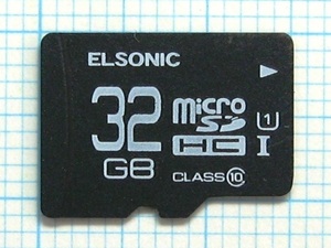 ★ELSONIS micro SDHC メモリーカード ３２ＧＢ 中古★送料６３円～