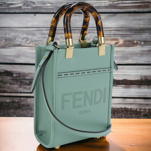 中古 フェンディ ハンドバッグ レディース ブランド FENDI サンシャイン ショッパー ミニ レザー 8BS051 ABVL F03HW バッグ