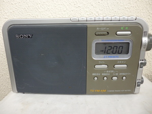 SONY AM/FMTV　３バンドラジオ　ICF-M770V電源OKジャンク
