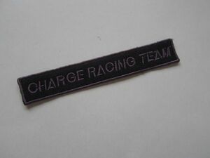 CHARGE RACING TEAM チャージレーシングチーム F1 ロゴ 紫 ワッペン/刺繍 レナウン マツダ 自動車 整備 作業着 カスタム 115