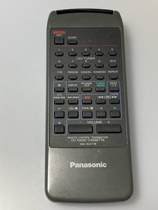 Panasonic RAK-RX317W リモコンのみ　(CDラジカセRX-DT505用リモコン）中古　現状渡しです。