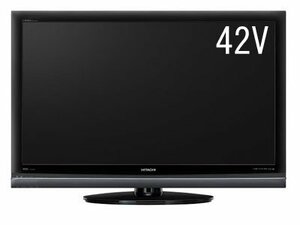 【中古】 日立 42V型地上・BS・110度CSデジタルフルハイビジョンプラズマテレビ (250GB HDD内蔵 録画機