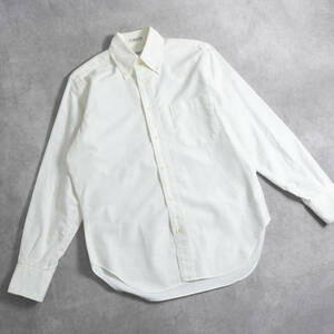 アメリカ製『INDIVIDUALIZED SHIRTD』コットンBDシャツ 14-31 ホワイト オックスフォード インディヴィジュアライズド メンズ 管理10113