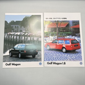 Volkswagen Golf Wagonフォルクスワーゲン ゴルフ ワゴン カタログ VW IV 1J型　ゴルフワゴン　ステーションワゴン ②