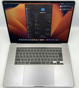 大容量 MACBOOK PRO 16inch 1TB 2020 透明カバー付き グレー 412202000002