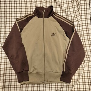 adidas ジャージ トラックジャケット Lサイズ アディダス 茶色系