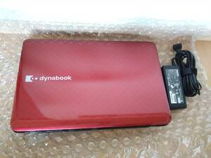 【BIOS表示OK! 】東芝 dynabook T451/58ER Core i7 HDD750GB メモリ8GB ブルーレイ モデナレッド