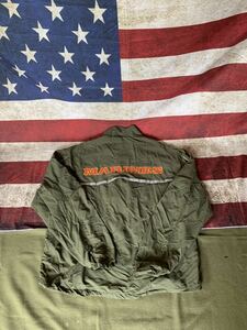 米軍 実物 US 海兵隊 放出品 トレーニング ジャケット ランニング サイズ M-S USMC MARINES RUNNING JACKET USA 緑 防風 T