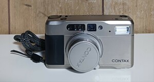 【動作未確認】コンタックス CONTAX TVS Carl Zeiss Vario Sonnar 3.5-6.5/28-56 T＊ コンパクトフィルムカメラ 付属品あり 