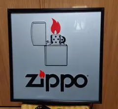 ZIPPO.看板.ライト.販売店用販促品.ビンテージ.未使用