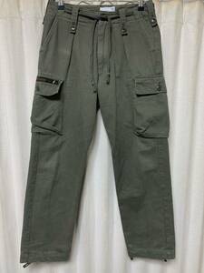 WTAPS JUNGLE COUNTRY TROUSERS COTTON. TWILL PANTS 202WVDT-PTM04 OLIVE カーキ ダブルタップス カーゴパンツ サイズ1 S