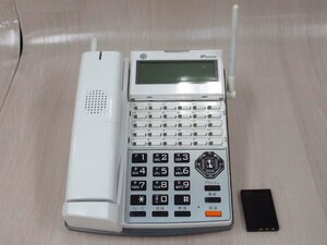 ▲Ω YH 6032 保証有 15年製 IP OFFICE 30ボタンカールコードレス電話機 MKT/ARC-30DKCLD/P 電池付 ・祝10000！取引突破！