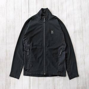 HAGLOFS/ホグロフス/POLARTEC/ポーラテック/ZIP UPスタンドネックサーマルジャケット/ワッフル地×ストレッチ素材切り替え 