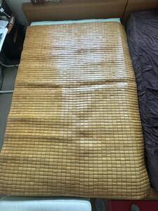 竹シーツ セミダブル約128×185cm 竹を使った接触冷感寝具　竹ドミノシーツ バンブーシーツ マット シート ドミノシーツ 涼感 冷感