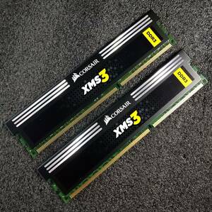 【中古】DDR3メモリ 16GB(8GB2枚組) Corsair XMS CMX16GX3M2A1600C11 [DDR3-1600 PC3-12800]