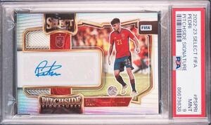 ペドリ 2022-23 Panini SELECT FIFA PEDRI Pitchside Auto #PS-PRI バルセロナ 鑑定品 PSA