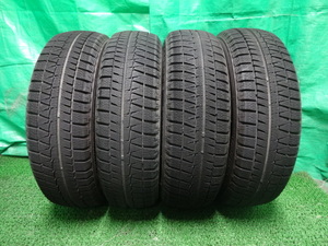 175/65R15●ブリヂストン ブリザック レボGZ BRIDGESTONE BS BLIZZAK REVO GZ 中古冬タイヤ4本●フ28