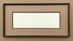 額　木枠　マット窓枠　WSM（45.4cm×15.8㎝）未使用