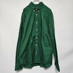 Supreme グリーン ドット シャツ サイズM シュプリーム 緑 長袖シャツ 水玉
