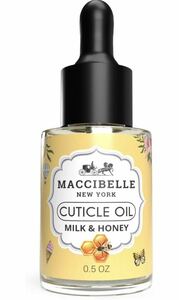 【新品未使用】キューティクルオイル MILK＆HONEY 定価:＄13.98 牛乳 ハチミツ New York MACCIBELLE