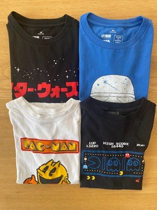 GU　ユニクロ　Tシャツ　4点セット　150サイズ　スターウォーズ　パックマン