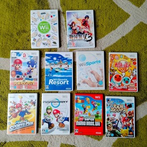 ☆超美品☆ 任天堂 Wiiソフト お好きなソフト2本セット『マリオカート＋スポーツミックス＋Wiiスポーツなど』 ※即決　〜送料無料〜