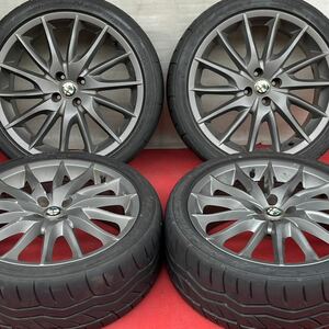 ALFAROMEO アルファロメオ MiTo ミト クワドリフォリオヴェルデ 純正18インチ×7.5J +42 PCD98/4穴FALKEN 225/40R18ラジアル4本。20年式。