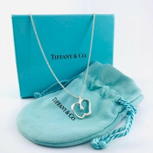 【77】TIFFANY＆Co. ティファニー エルサ ペレッティ アップル ネックレス SV925 全長 41㎝ 3.8ｇ （1453）