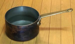 ★★おすすめ★★Brand [SIN] Used Casserole CUIVRE ROUGEシチューパン銅製◆中古片手鍋p21です。