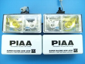 当時物 新品 PIAA940 角型 ダブル スポットランプ 旧車 ピア フォグランプ ドライビングランプ デュアルライト デュアルランプ 元箱付き