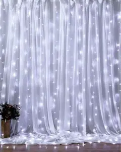 LEDイルミネーションライト ガーデンライト 50LED ホワイト 5m 白色