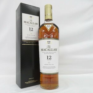 1円～【未開栓】The MACALLAN ザ・マッカラン 12年 シェリーオーク ウイスキー 700ml 40% 箱付 11563075 0501