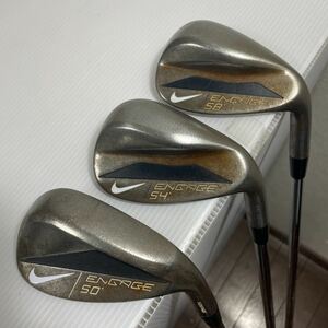 希少 ウェッジ3本セット NIKE ENGAGE 50° 54° 58° DYNAMIC GOLD ナイキ エンゲージ ダイナミックゴールド DG ノンメッキ　番1213