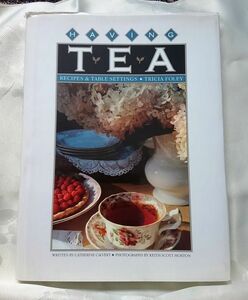 洋書 HAVING TEA 紅茶と茶菓子関係のレシピ お洒落なデザイン写真掲載 本文英文 送料込み