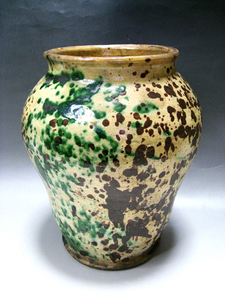 ■ 中国古玩 唐三彩 壺 ■ 花入れ 花瓶 瓶 陶磁器