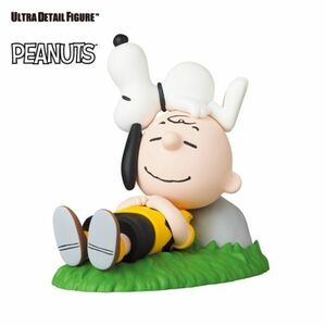 即決★UDF PEANUTS シリーズ13★NAPPING CHARLIE BROWN & SNOOPY【お昼寝 チャーリーブラウン＆スヌーピー】ピーナッツ★メディコム・トイ