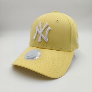 ニューエラ 9FORTY NY ロゴ キャップ 【イエロー】 MLB メジャーリーグ NEW ERA 帽子 ヤンキース women ユニセックス