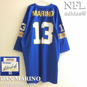 ★超レア★超々BIG!!★【Dan Marino ダン・マリーノ】NFL ドルフィンズ ピッツバーグ大学 パンサーズ 名QB #13[3XL 56]青 アメフト K2-714