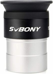 12mm SVBONY SV113 アイピース 1.25インチ 接眼レンズ 天体望遠鏡用 12mm 60°視界 天体望遠鏡アクセサ