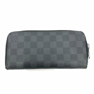 LOUIS VUITTON ルイ ヴィトン 財布 ダミエ グラフィット ヴェルティカル ジッピーウォレット N63095【CEAC4006】