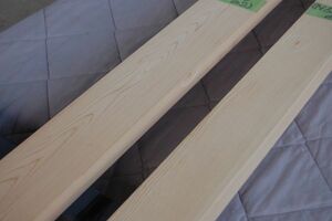 木曽桧（天然材） ヒノキ 2本で7300円 角材 材木 木材 新品
