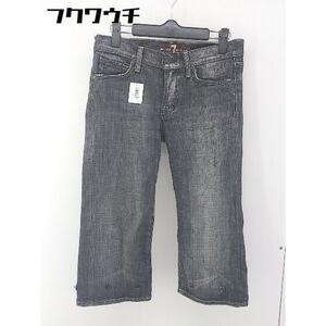 ◇ 7 For All Mankind セブン フォー オール マンカインド ジーンズ デニム パンツ サイズ27 ブラック レディース