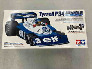 美品 未使用品 タミヤ 1/10電動RCカー タイレルP34 1977 アルゼンチンGP (F103 シックスホイールシャーシ） スポンジタイヤ仕様　47486